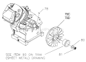 Part Location Diagram of 77147C Generac FLYWHEEL ASY: 12HP